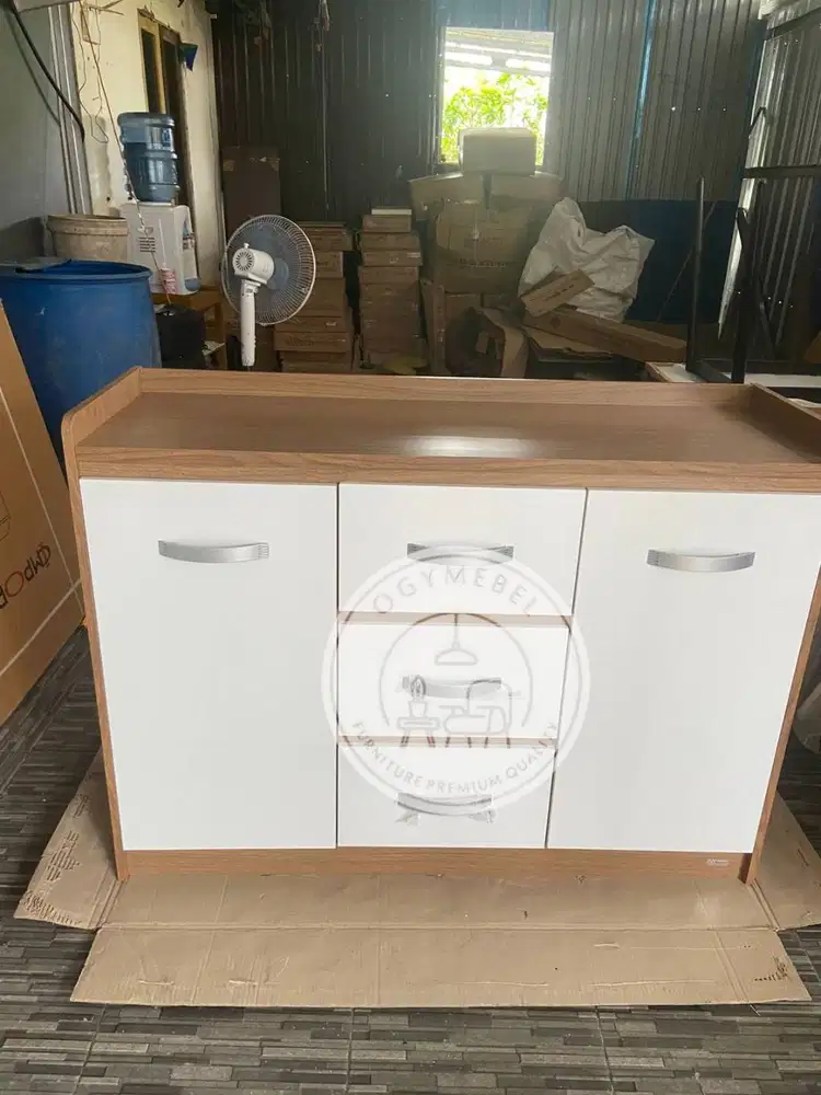 READY BUFFET RUANGAN 3 PINTU TERLARIS SALE