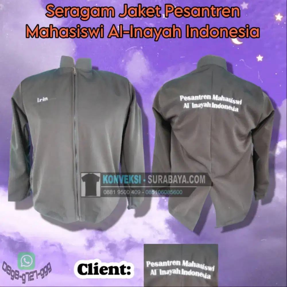 TERIMA PESANAN JAKET PESANTREN SURABAYA
