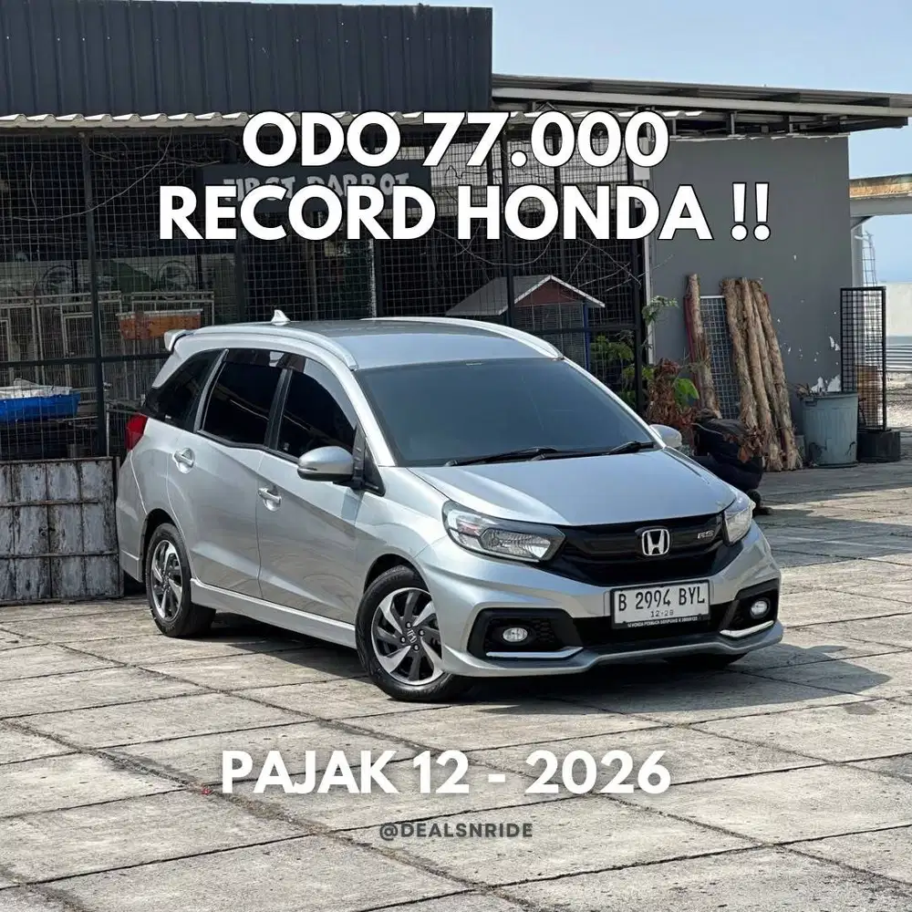 ODO 77.000 ANTIKK !! PAJAK 12/2026 HONDA MOBILIO RS CVT 2018 MURAH AJA