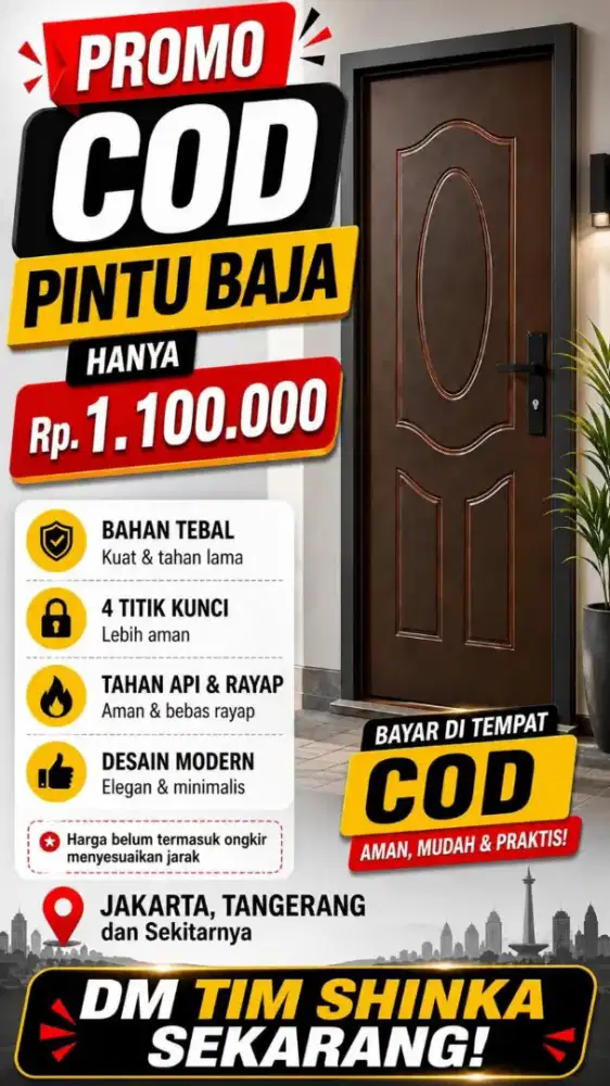 PROMO PINTU BAJA!