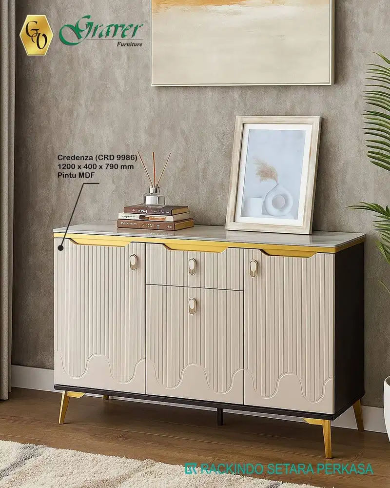READY BUFFET RUANGAN UK 120 BAHAN MDF TERLARIS SALE