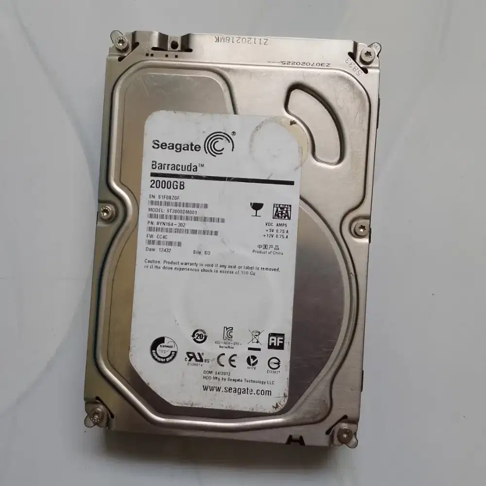SEAGATE BARRACUDA HDD 2 TB + 500 GB