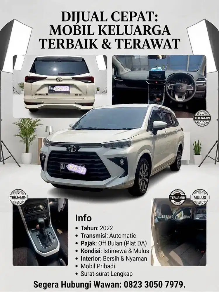 All New Avanza 1.5 G Matic (CVT) 2022 Putih