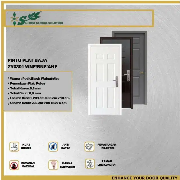 PINTU PLAT BAJA