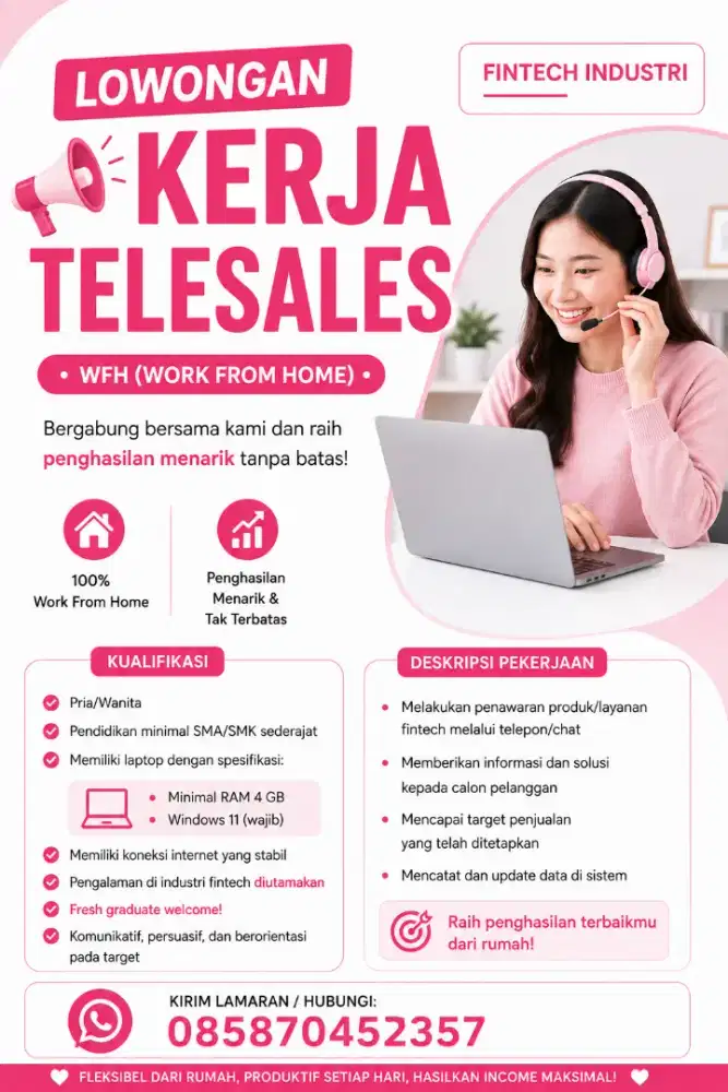 TELESALES WFH/WFA