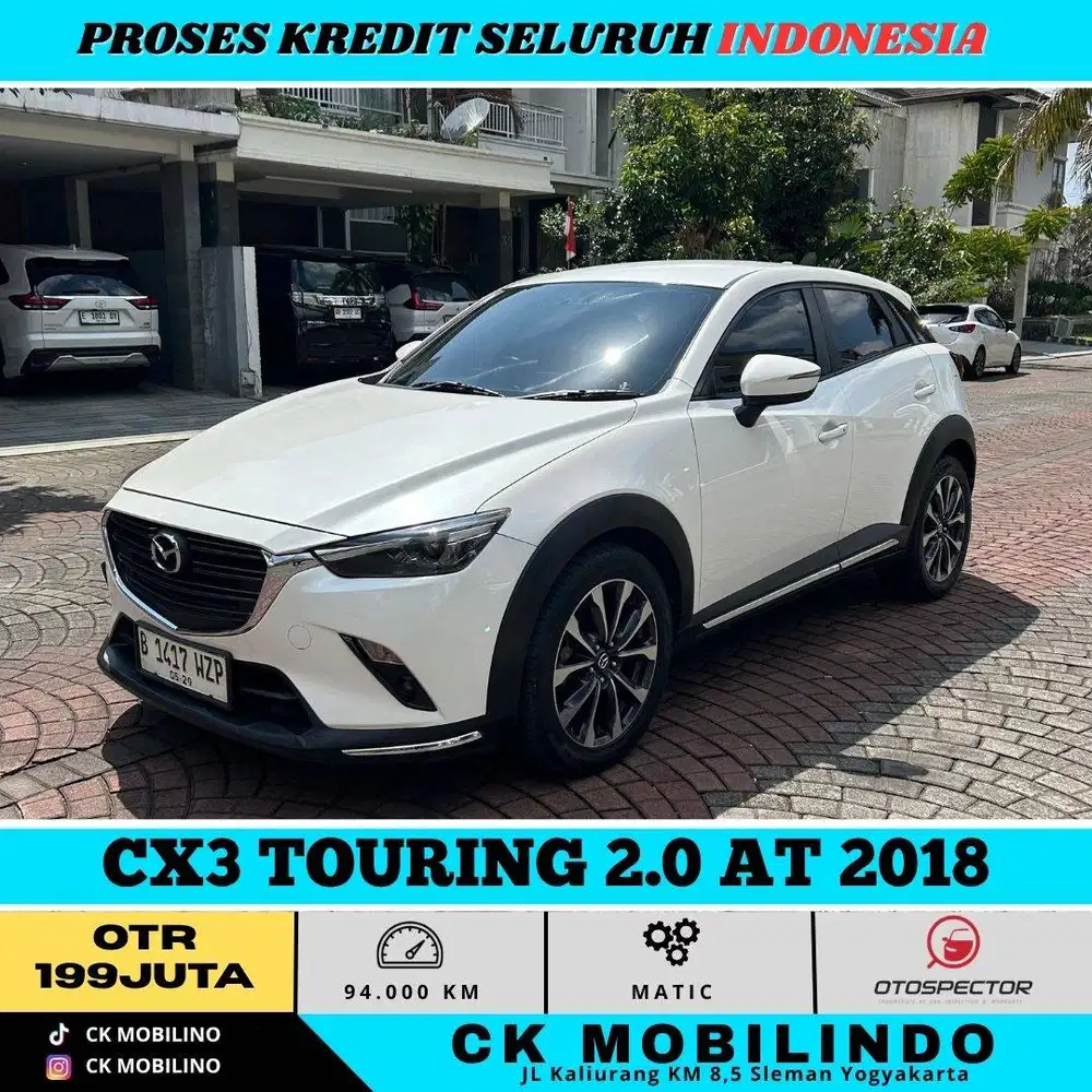 CX3 TOURING 2.0 AT 2018 Orisinil bs kredit dp minim