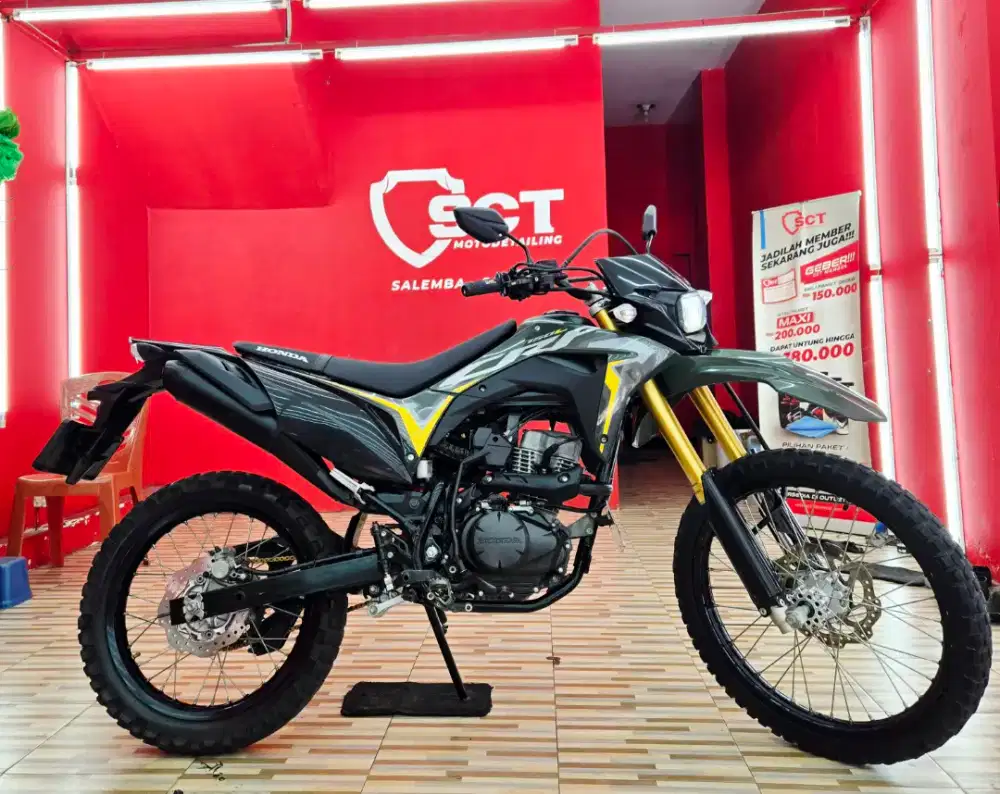 JualCpt90%LikeNew PjkDes26 HONDA CRF 2024 CRF 150 L CRF150 HIJAU TRAIL