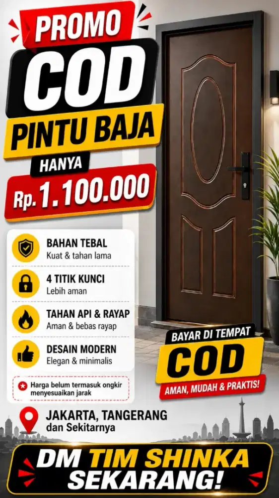 PROMO PINTU BAJA SHINKA
