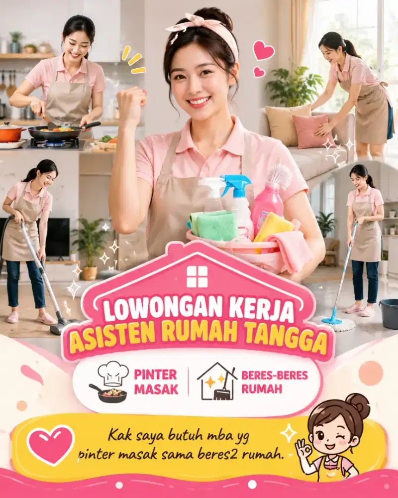 Lowongan asisten rumah tangga