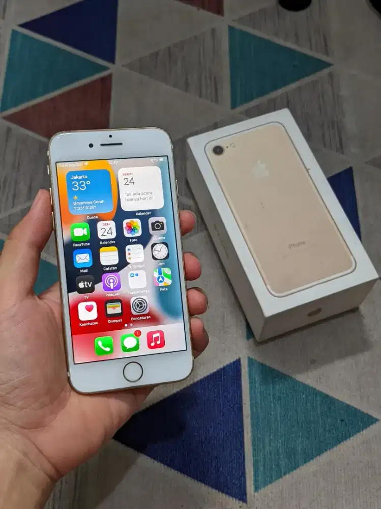 IPHONE 7 32GB GOLD BU MURAH
