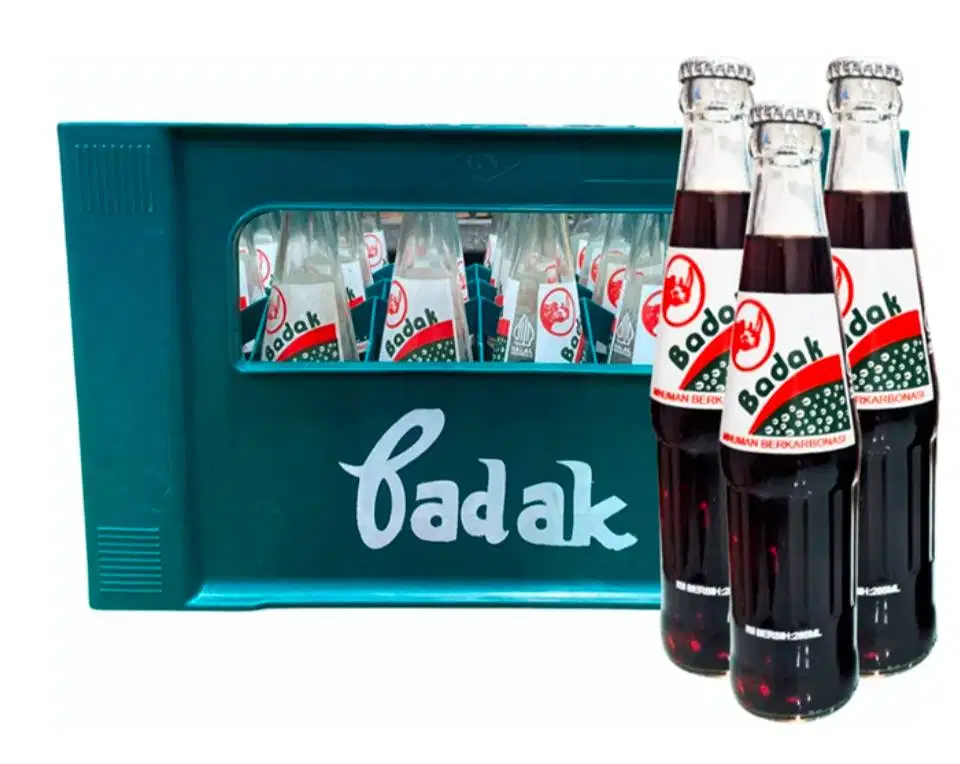JUAL BOTOL BADAK KOSONG + KRAT TINGGI – KONDISI BAGUS