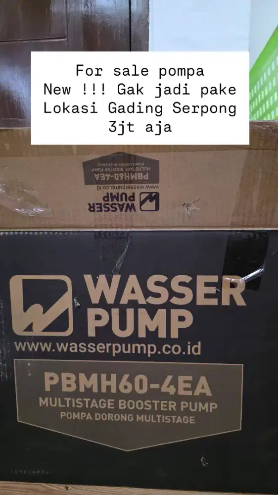 Pompa Wasser PBMH60-4EA Multistage Booster