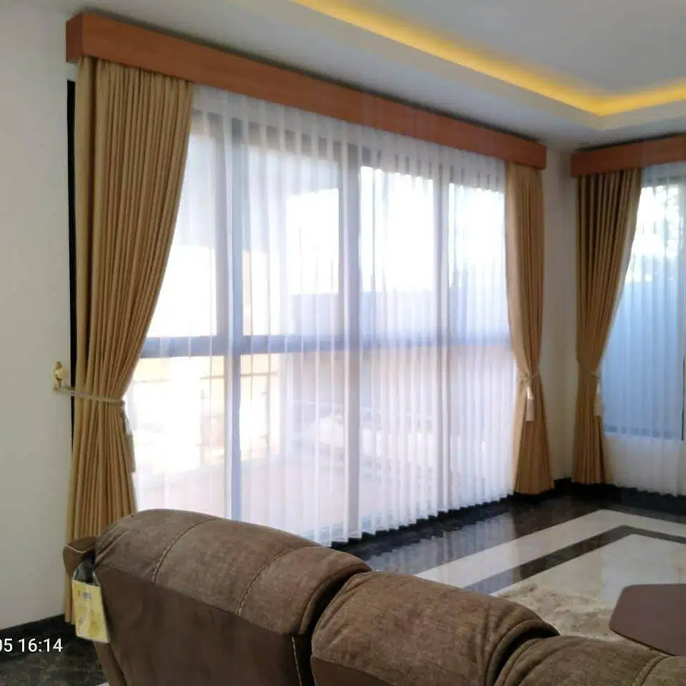 Pusat Tirai Gorden Jendela Gordyn Mewah Hordeng Model Terbaru Murah