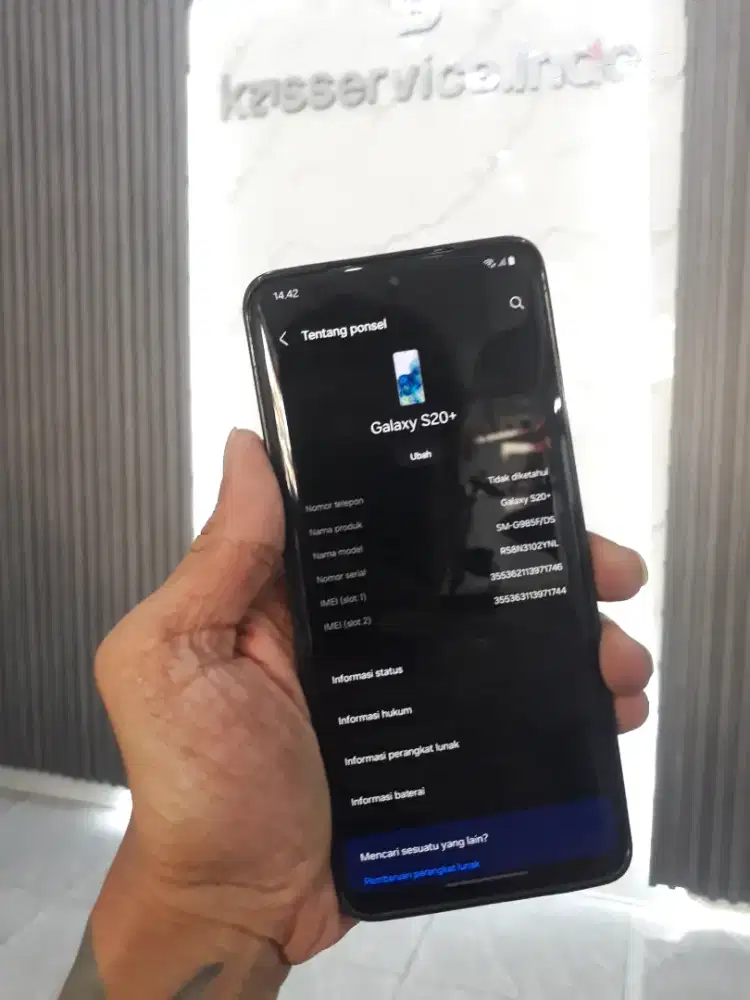 Samsung S20+ 8/128Gb Eks Inter