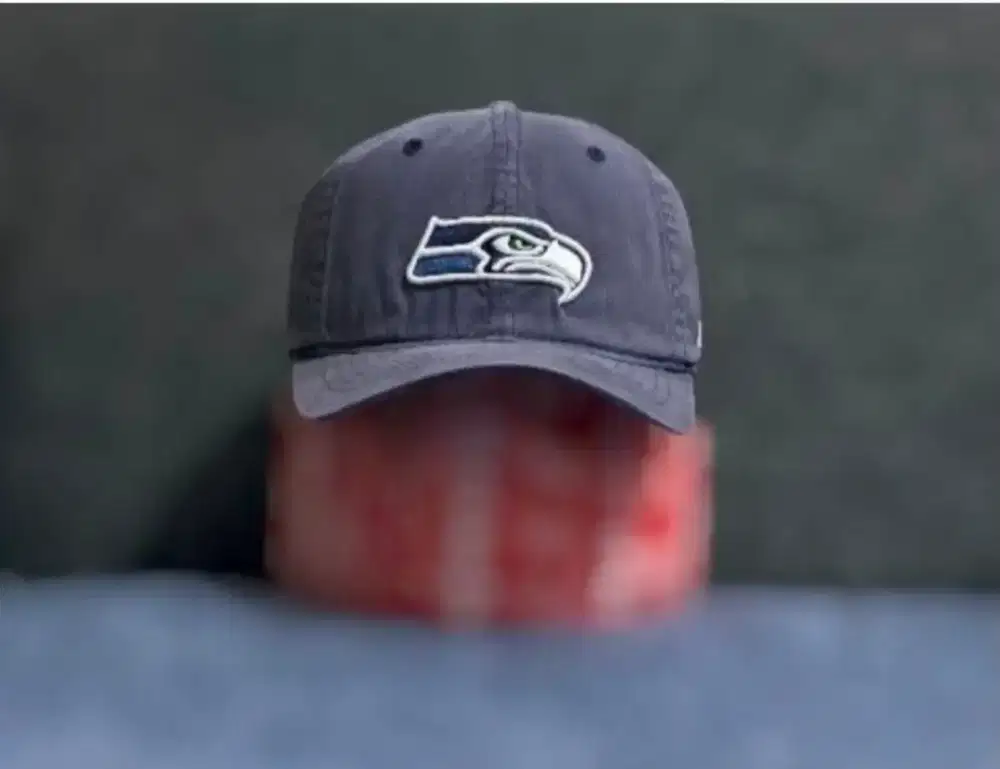 [VINTAGE] Topi Reebok Seattle Seahawks NFL Original grey washed Second