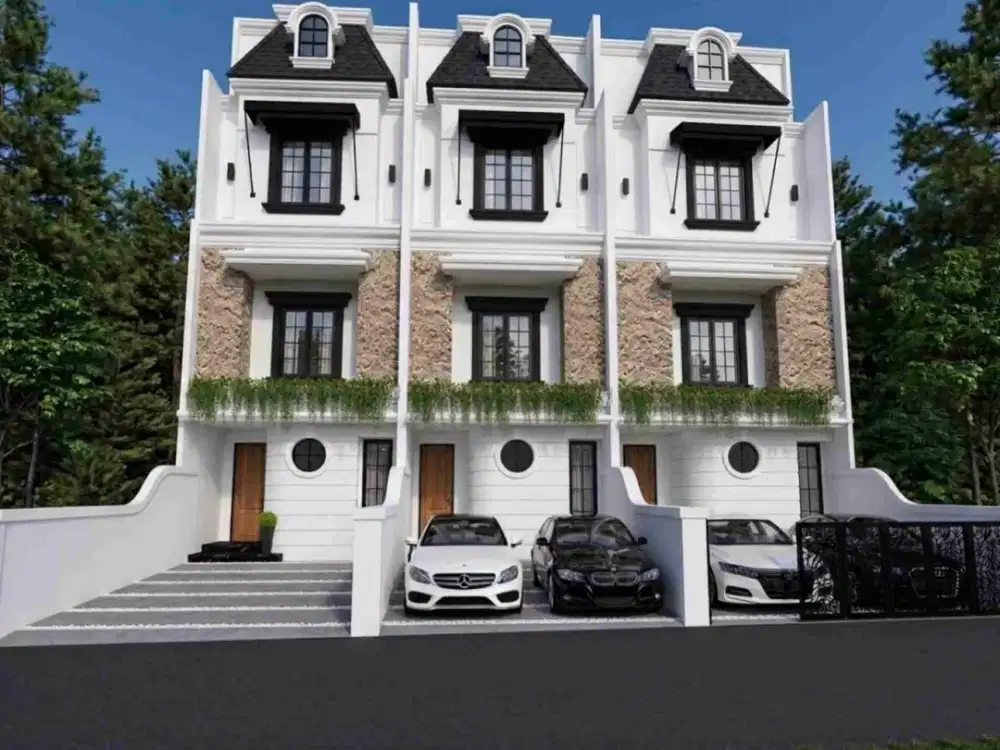 Di jual rumah Modern House dengan konsep compact luxury living di area premium Jakarta Pusat.