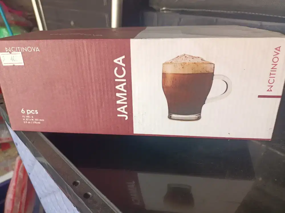 Promo Baru Gelas Kaca Citinova Jamaica isi 6pc
