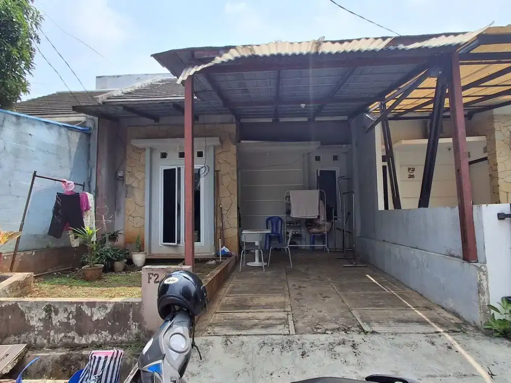 Rumah 1 Lt Terawat di Bogor 8 Mnt ke Stasiun Cilebut Siap KPR J-55045