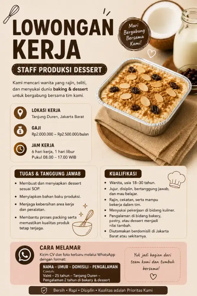 PRODUKSI DESSERT