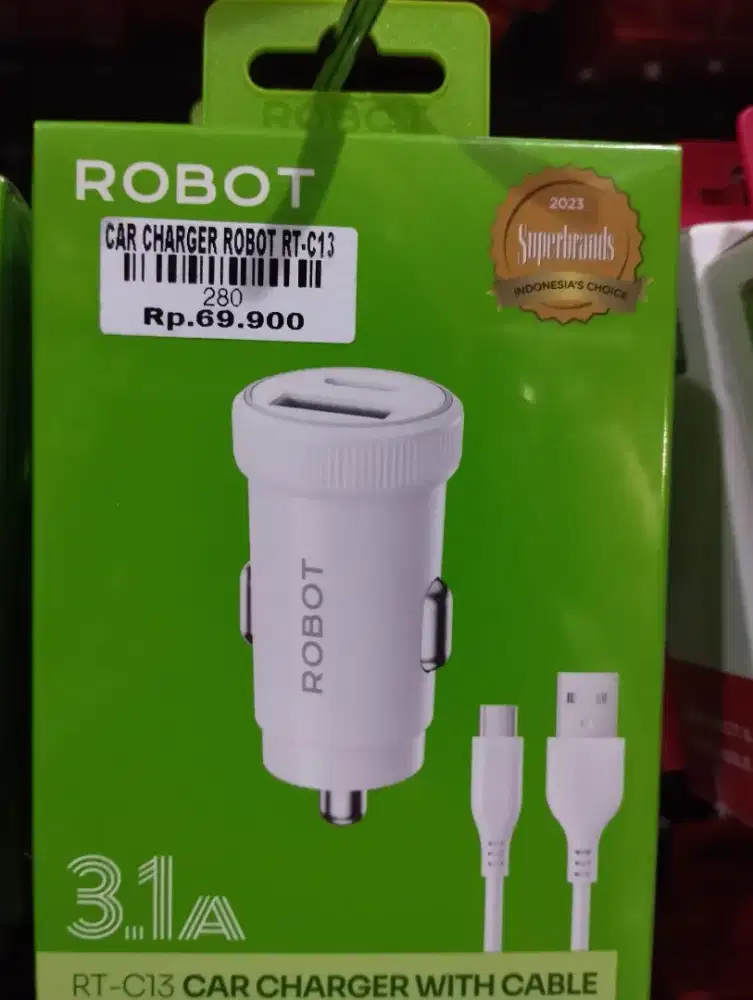CAR CHARGER ROBOT RT-C13 | ATLANTIS DAHSYAT