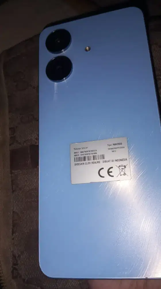 DI JUAL CEPAT REALME NOTE 60 RAM 4/64 BATANGAN. NO MINUS. MULUS