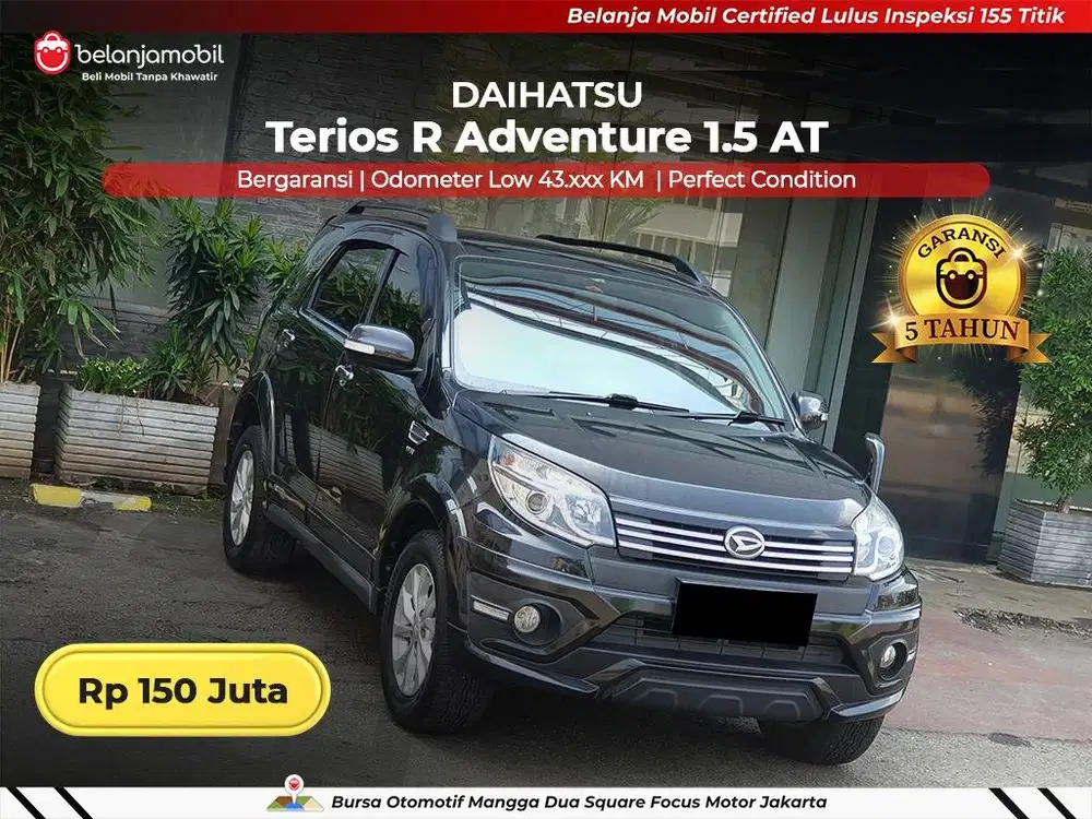 [ LOW KM 43RB ] Daihatsu Terios R Adventure 1.5 AT 2016 2017