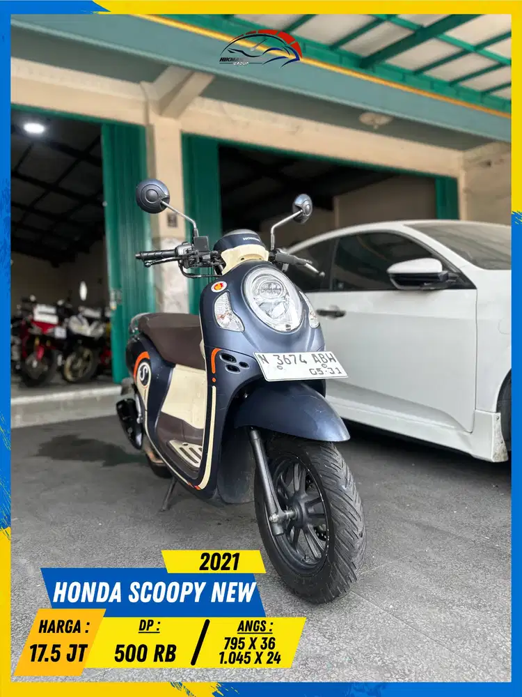 HONDA SCOOPY NEW 2021 SIAP ANGKUT MASZEHH HIKMAH MOTOR KEPUH