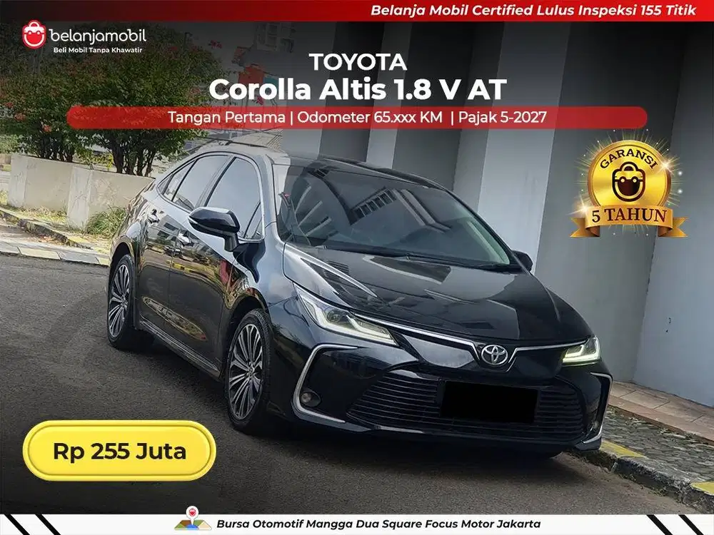 [ GARANSI 5TH ] Toyota Corolla Altis 1.8 V AT 2021 2022