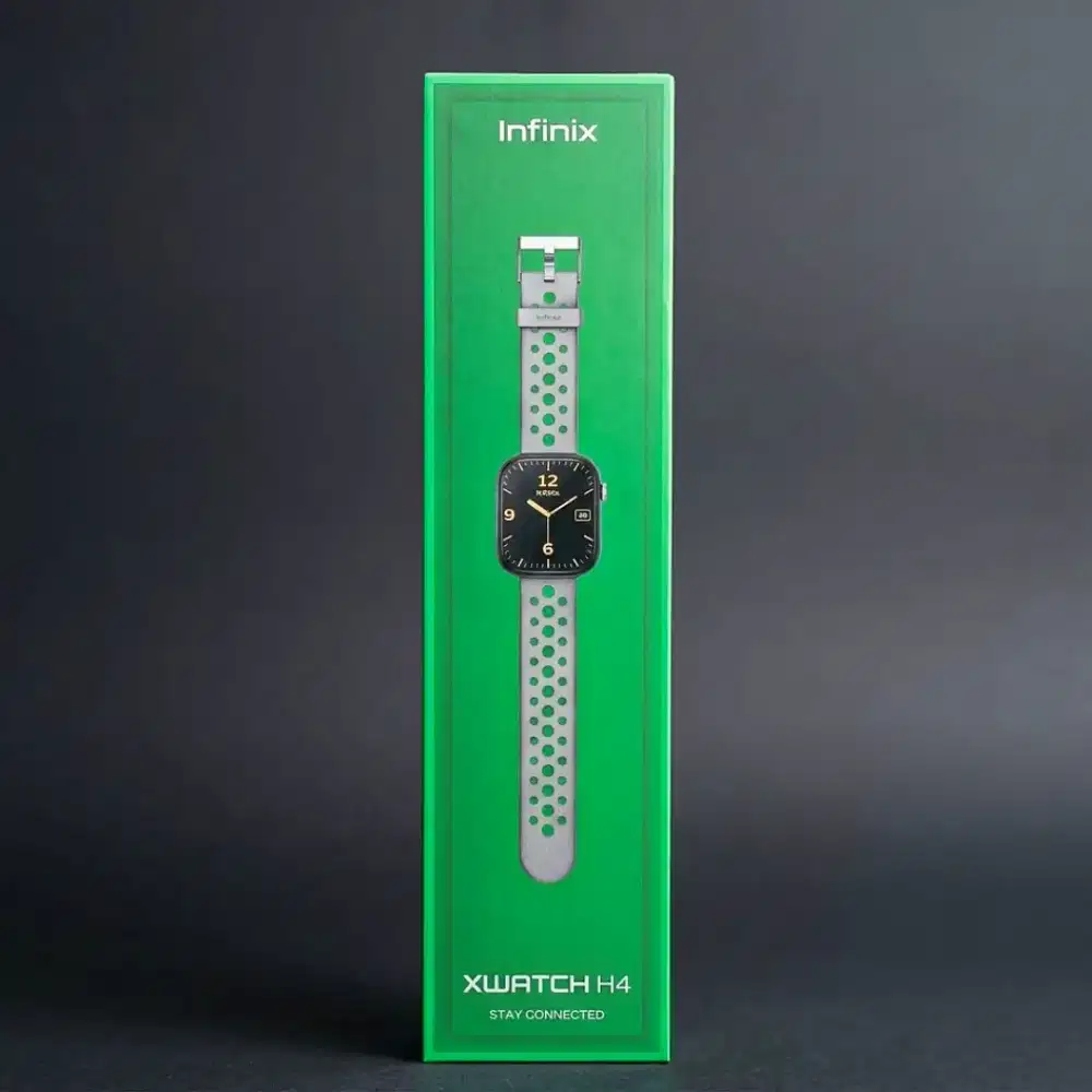 Infinix XWatch H4 Grey New Segel Garansi Resmi