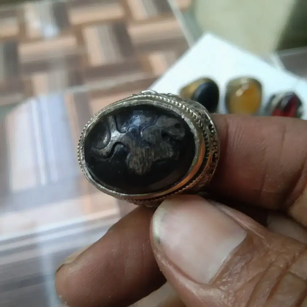 Cincin batu akik kelor lafadz