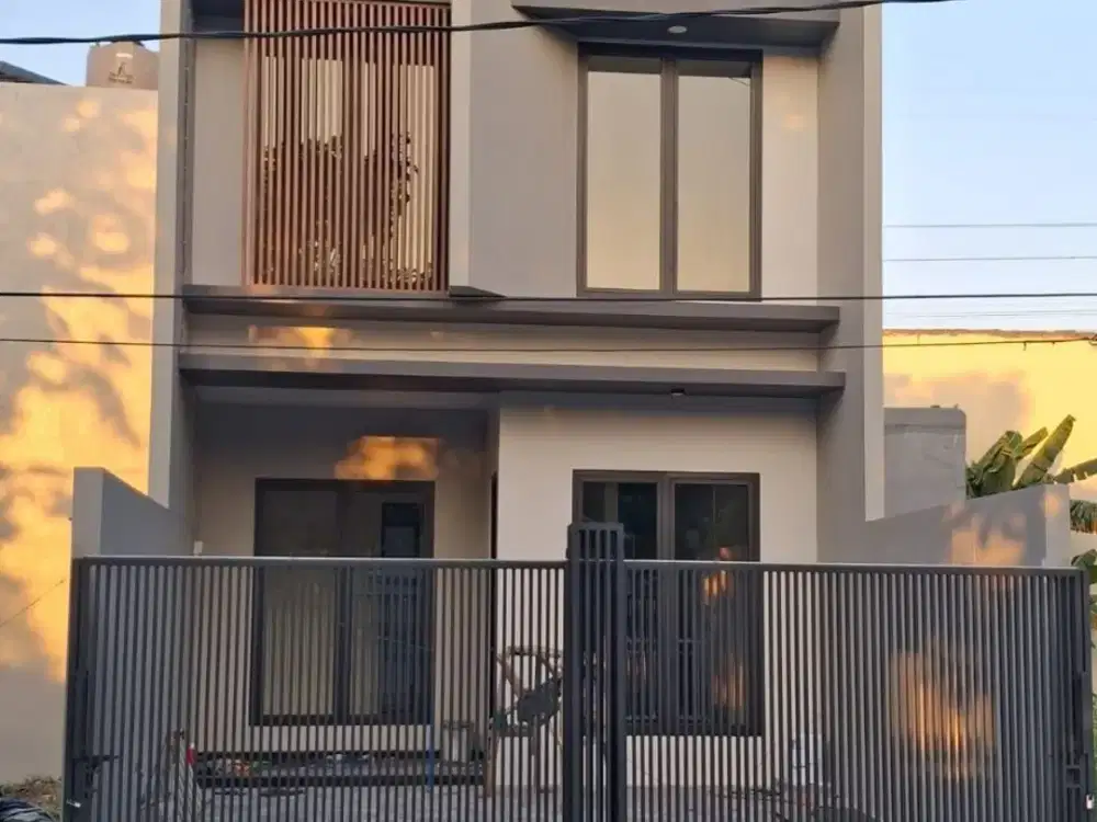 Rumah Baru Minimalis Modern Di Manyar Jaya Sukolilo Surabaya