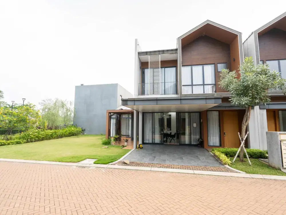 Disewakan Rumah Langka di Hook 300m2 Bergaya Modern Scandinavia Dengan Private Garden di The Sanctuary Collection Sentul