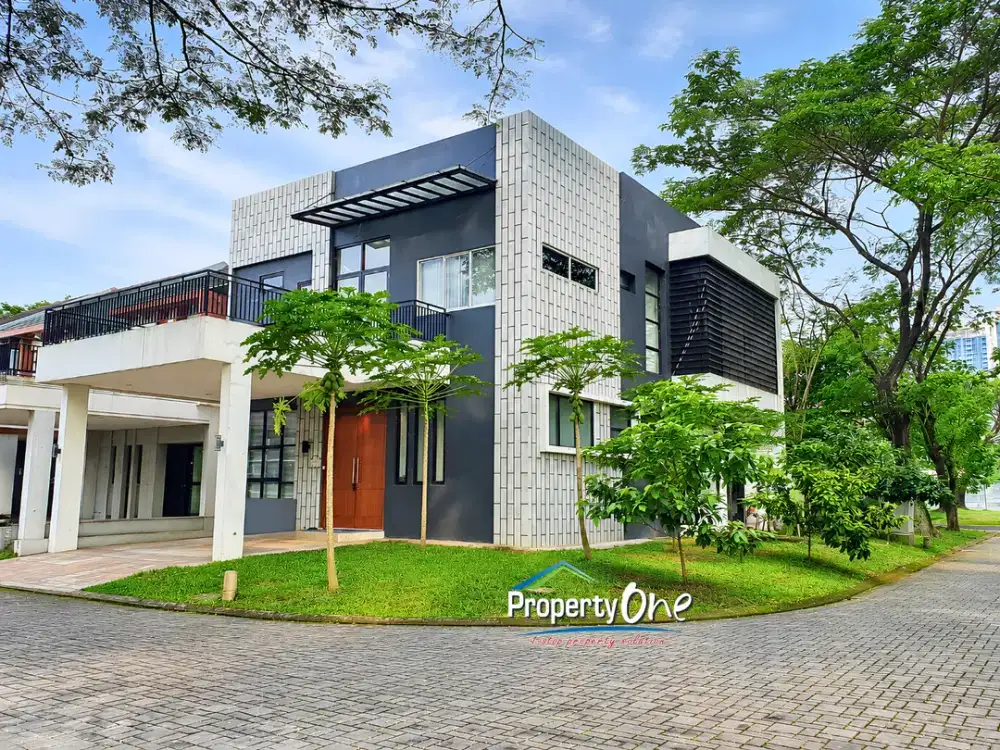 Jual Rumah Luxury 2 Lantai di Foresta Foglio, Posisi Corner Hook, Semi Furnished Solar Water Heater, Dekat BSD Green Office Park, ICE BSD & Akses Tol