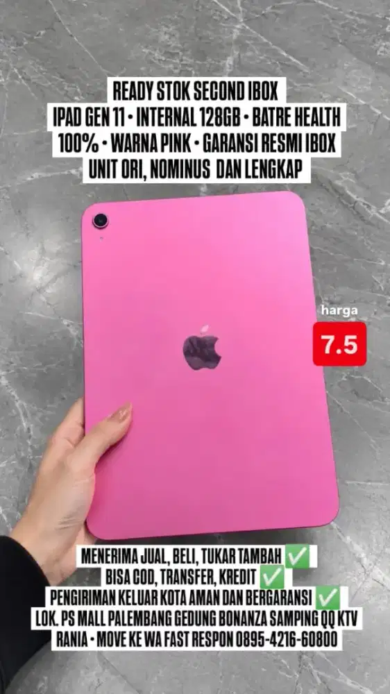 IPAD GEN 11 128GB SECOND IBOX