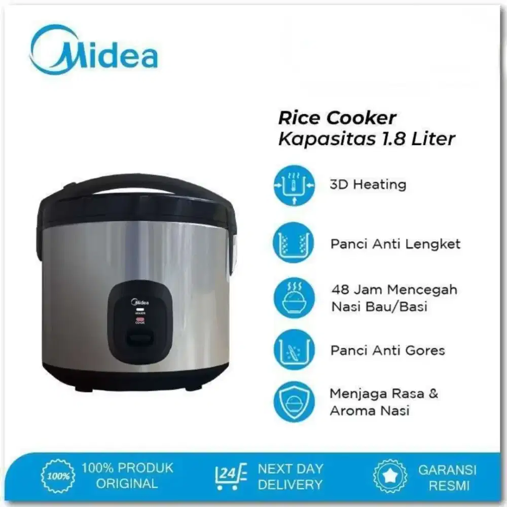 Sisa stok Magic com Midea 1.8lt