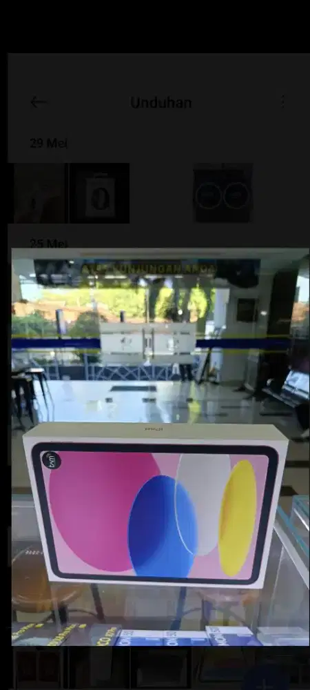 Tablet Apple iPad 11 blue biru BNIB garansi resmi tAm iBox