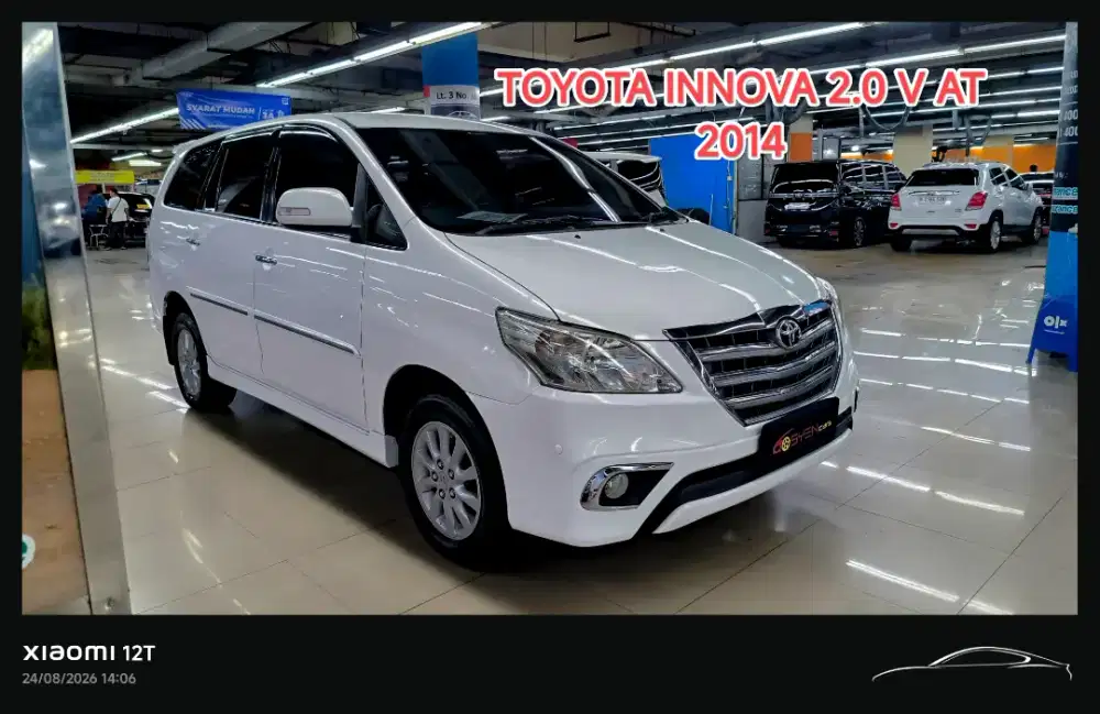 TOYOTA INNOVA 2.0 V AT 2014 KONDISI ISTIMEWA