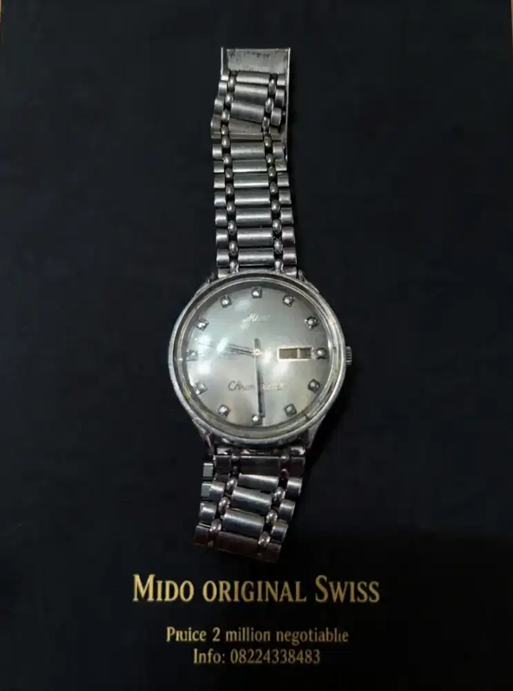 Jam Tangan Mido asli original swiss seken