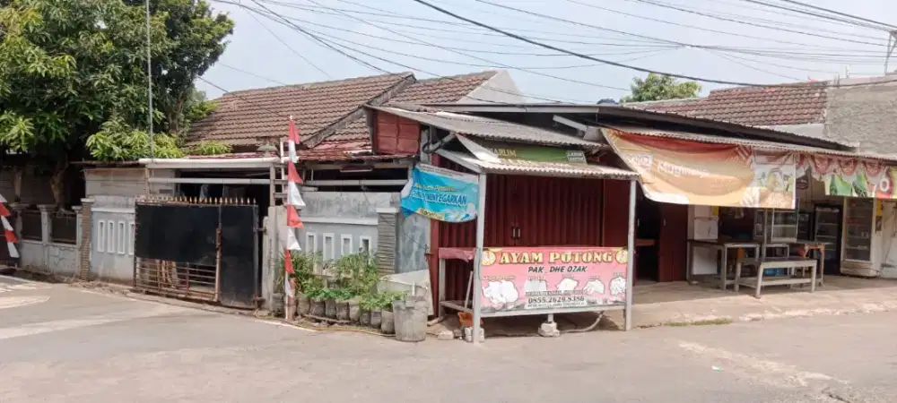 Jual murah Rumah + warung