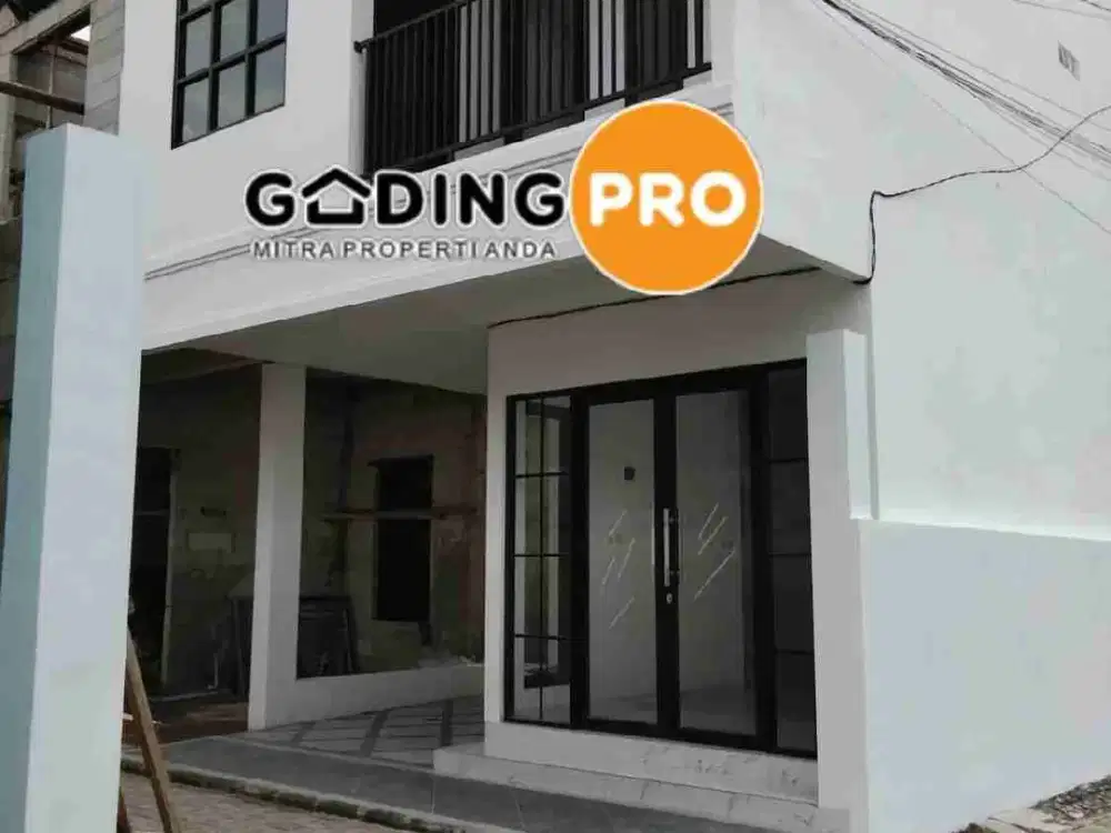 RUMAH 2 LANTAI HARJAMUKTI DEPOK FURNITUR RAPI SIAP HUNI POSISI HOEK