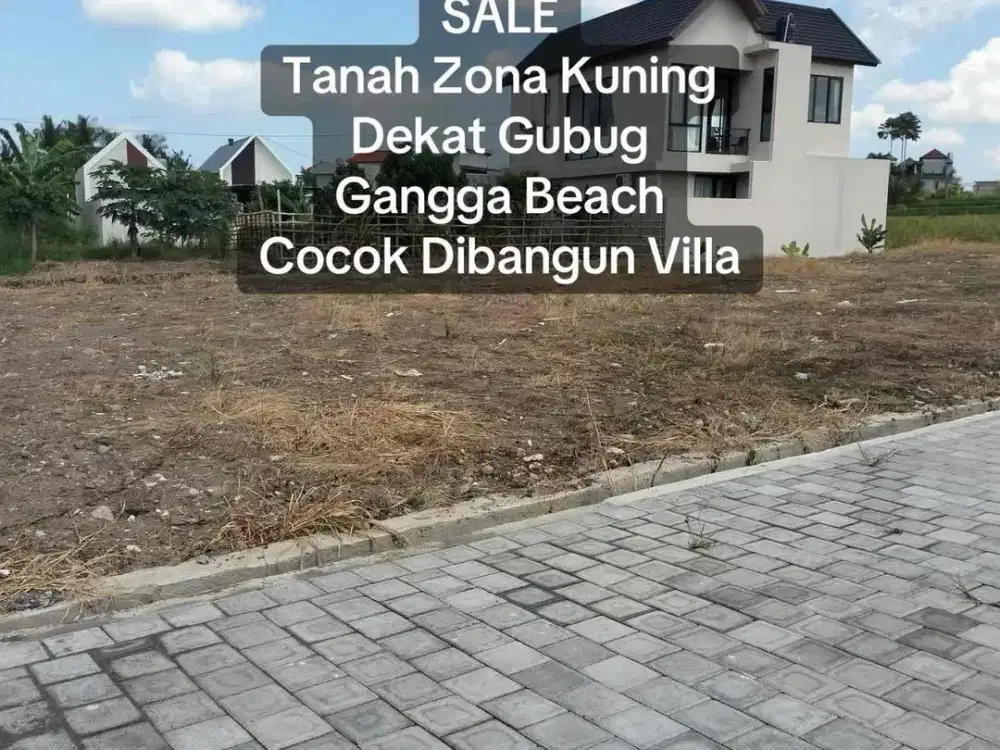 SALE Lahan 1,65 Are Dekat Gubug Gangga Beach