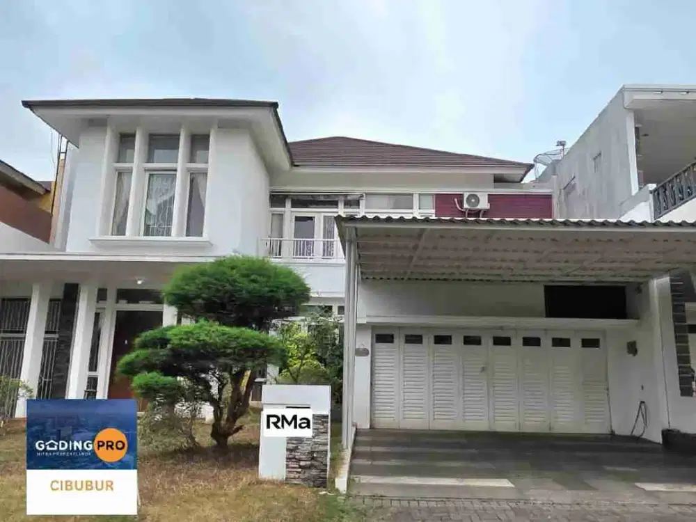 Dijual Rumah Rapih Depan Taman di dalam cluster Kota Wisata Cibubur