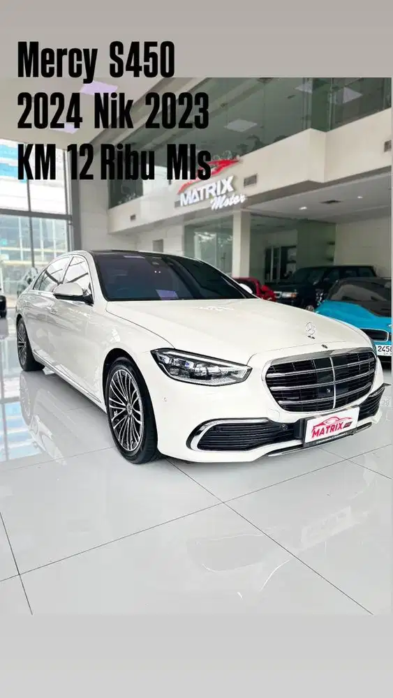 Mercy S450 White on orange 2024 Nik23 Siap pakai