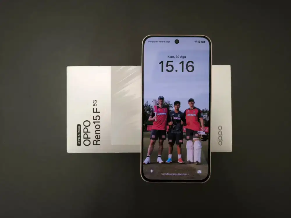 Oppo Reno 15F 5G 8/256 - Fullset Istimewa, Garansi Resmi