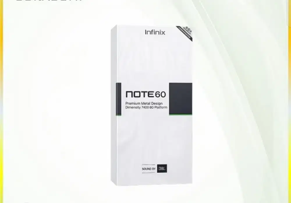 Infinix note 60 8/256 mulus no minus