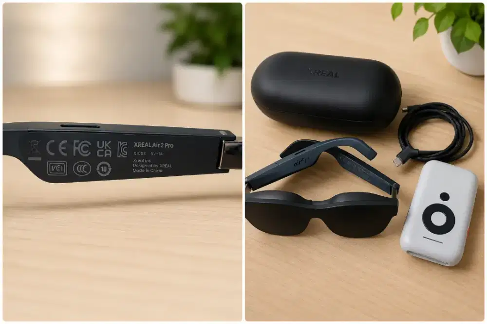 XREAL Air 2 Pro + XREAL Beam Fullset – AR Glasses – Mulus & Normal