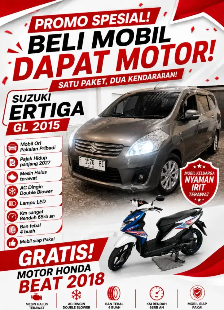 ERTIGA GL M/T  Bagus BEAT
