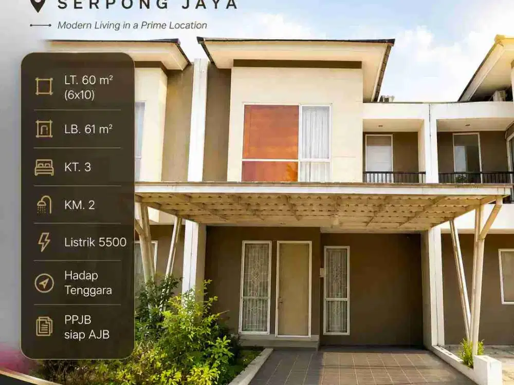 [FOR SALE] RUMAH SERPONG JAYA TANGERANG SELATAN