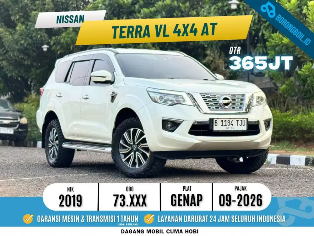 RECORDS! NISSAN TERRA VL 4X4 AT 2019 PUTIH 
‎