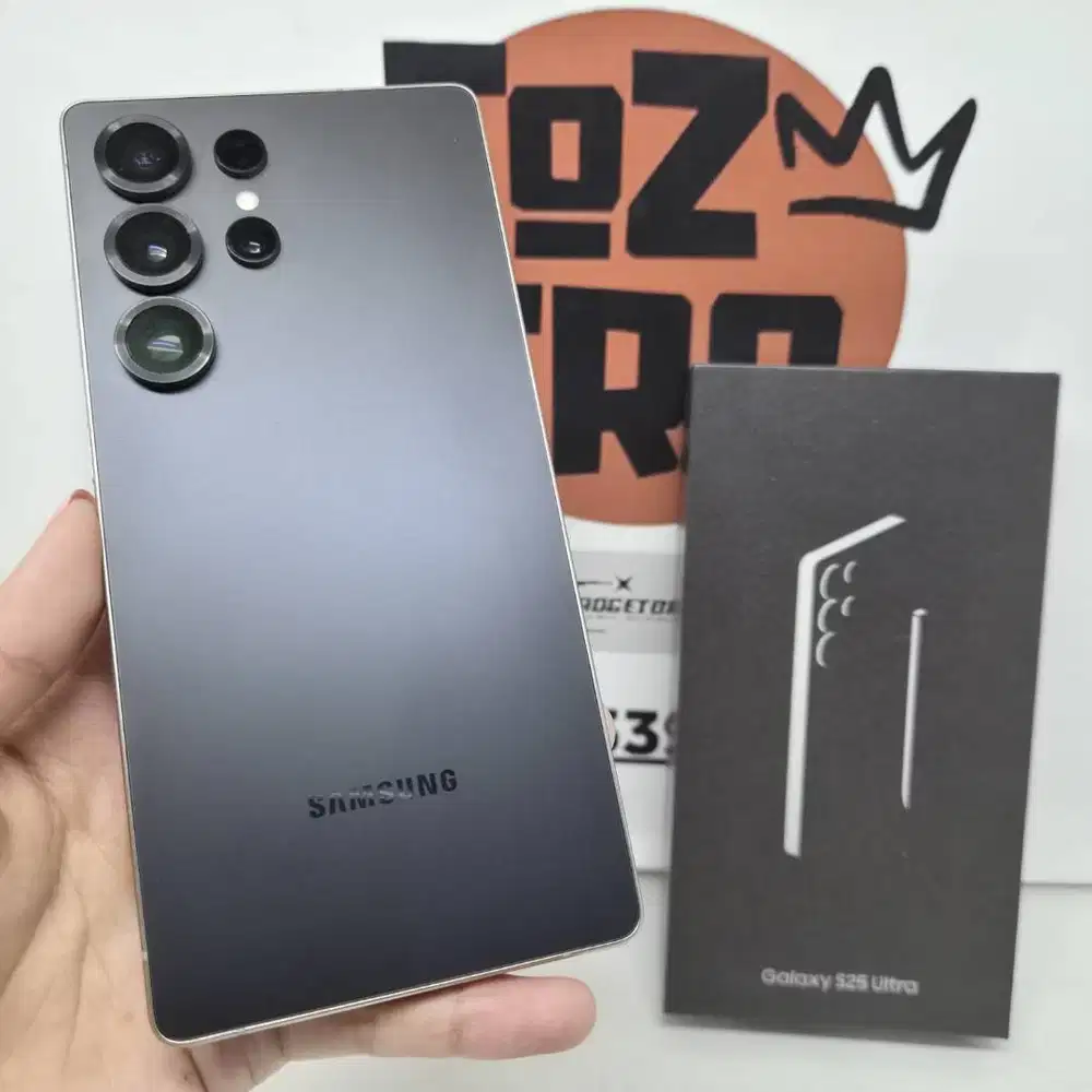 Samsung S25 Ultra Titanium Black 12/512GB FULLSET Mulus No Minus Ex Se